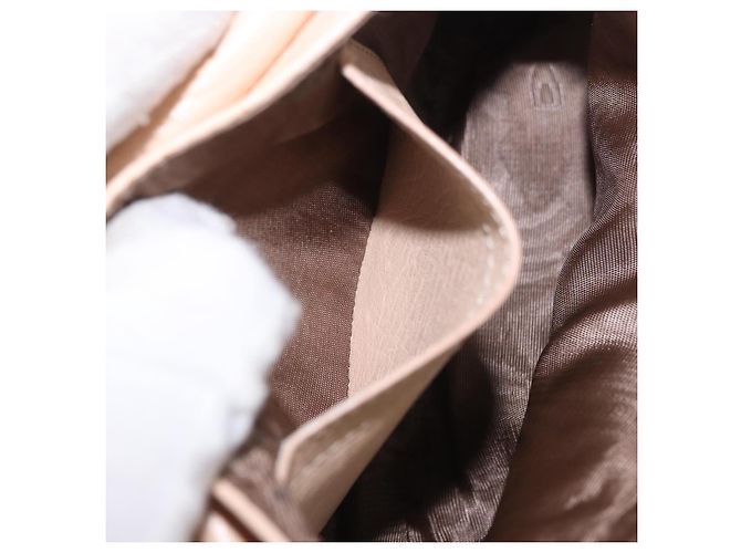 Chloé Borsa Chloe Lily in Pelle 2way Beige Oro Auth hk3885 D'oro - vista 25