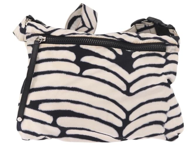 CHANEL Chanel Borsa a Spalla Sportiva Reversibile Zebra Bianca CC Auth BA14015 Bianco Stampa zebra - vista 3