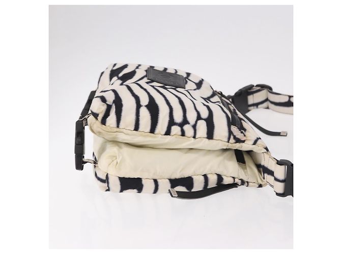 CHANEL Chanel Borsa a Spalla Sportiva Reversibile Zebra Bianca CC Auth BA14015 Bianco Stampa zebra - vista 4