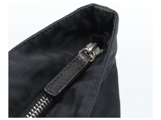FENDI Zucca Canvas Tote Bag Nylon Schwarz Silber Authentisch ar13992 - Ansicht 10