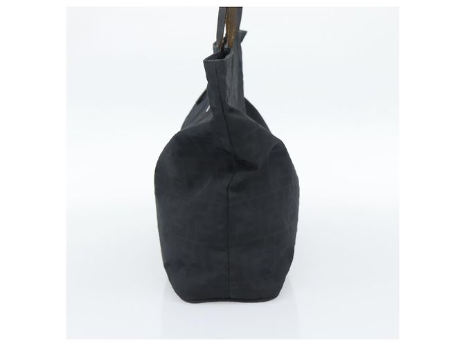 FENDI Zucca Canvas Tote Bag Nylon Schwarz Silber Authentisch ar13992 - Ansicht 3