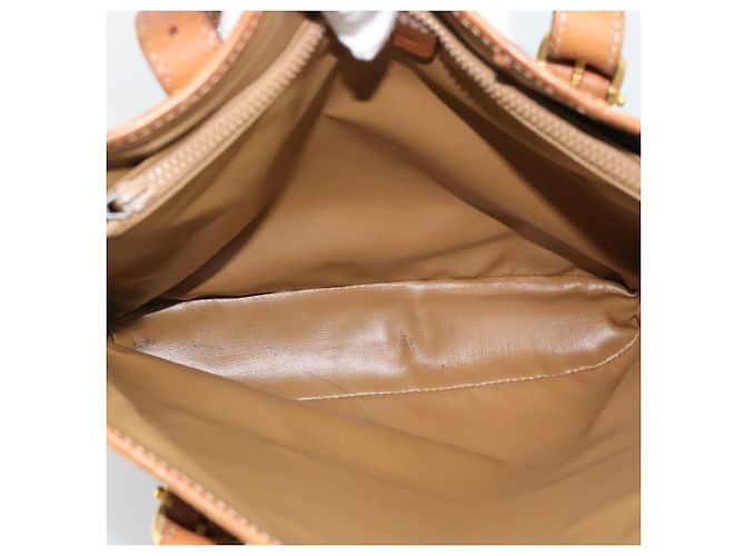 16 Céline Bolsa Tote CELINE Macadam em PVC e couro Bege Dourado Auth BA14003 - vista 10