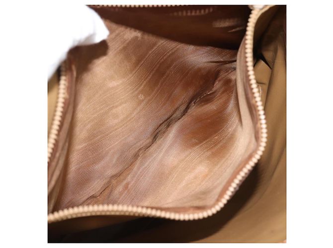 16 Céline Bolsa Tote CELINE Macadam em PVC e couro Bege Dourado Auth BA14003 - vista 11