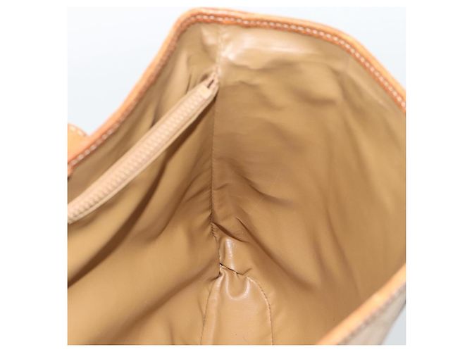 16 Céline Bolsa Tote CELINE Macadam em PVC e couro Bege Dourado Auth BA14003 - vista 18