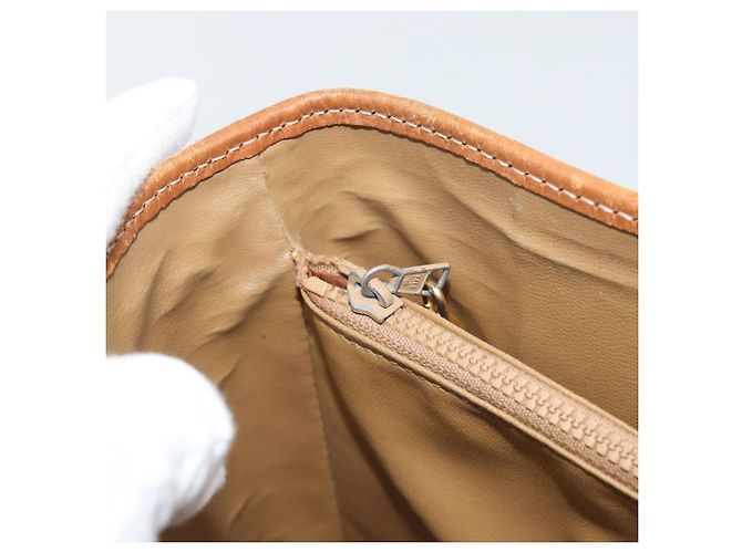 16 Céline Bolsa Tote CELINE Macadam em PVC e couro Bege Dourado Auth BA14003 - vista 20