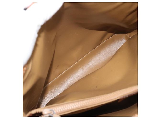 16 Céline Bolsa Tote CELINE Macadam em PVC e couro Bege Dourado Auth BA14003 - vista 21
