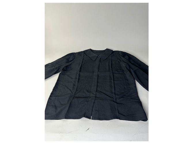 Camicetta in seta vintage Dior nera M Nero - vista 5