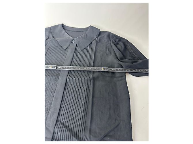 Camicetta in seta vintage Dior nera M Nero - vista 6