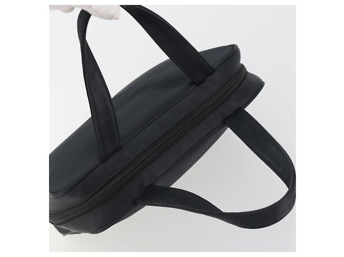 SAINT LAURENT Borsa a Mano Nylon Nero Oro Auth mr2728 D'oro - vista 6