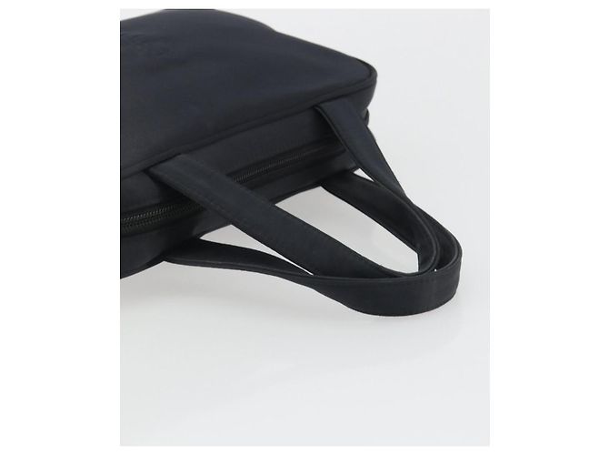 SAINT LAURENT Borsa a Mano Nylon Nero Oro Auth mr2728 D'oro - vista 7