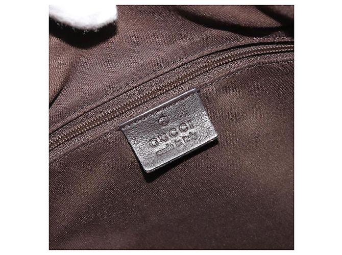 Borsa a Spalla GUCCI GG Canvas Beige Oro 203257 Auth mr2643 D'oro - vista 18