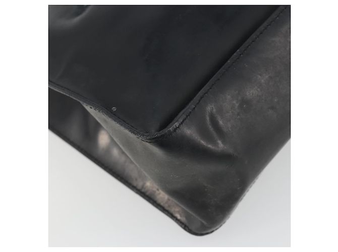 Borsa Tote CHANEL in vernice nera CC Auth BA14017 Nero - vista 17