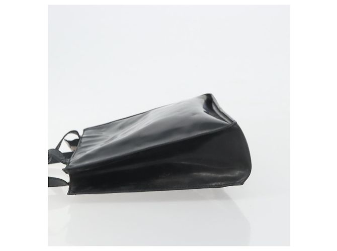 Borsa Tote CHANEL in vernice nera CC Auth BA14017 Nero - vista 4