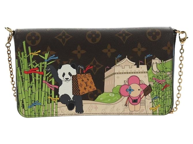 LOUIS VUITTON Monogram Vivienne Pochette Felice Bag M80992 LV Auth 190096SAM Monogramma - vista 13