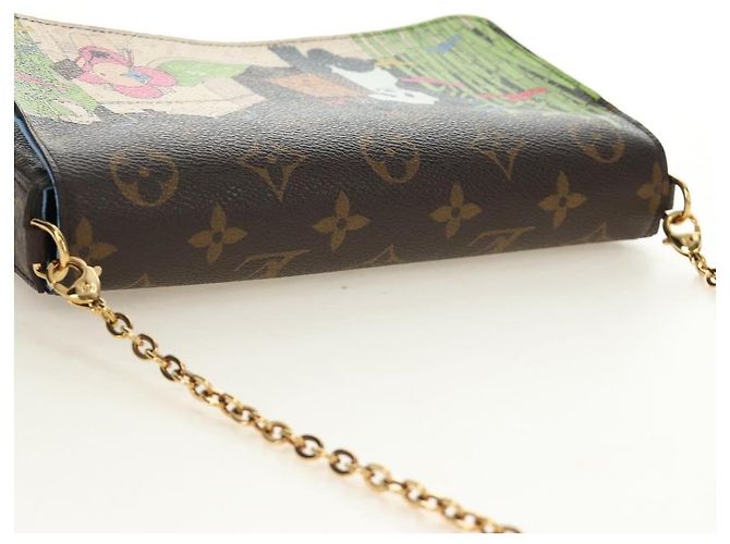 LOUIS VUITTON Monogram Vivienne Pochette Felice Bag M80992 LV Auth 190096SAM Monogramma - vista 6