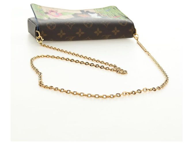 LOUIS VUITTON Monogram Vivienne Pochette Felice Bag M80992 LV Auth 190096SAM Monogramma - vista 7