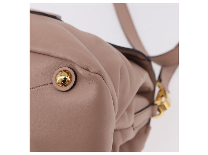 Miu Miu Handtasche aus Leder 2-Wege Rosa Gold Auth bs36019A Pink Golden - Ansicht 16