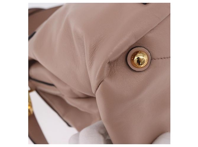 Miu Miu Handtasche aus Leder 2-Wege Rosa Gold Auth bs36019A Pink Golden - Ansicht 17