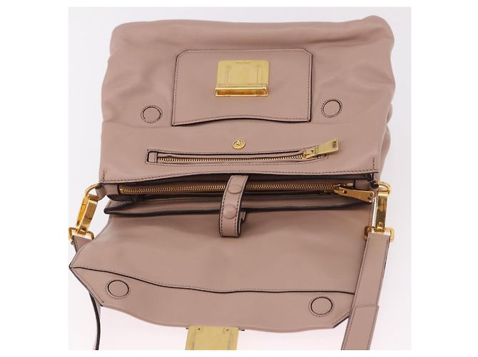Miu Miu Handtasche aus Leder 2-Wege Rosa Gold Auth bs36019A Pink Golden - Ansicht 21