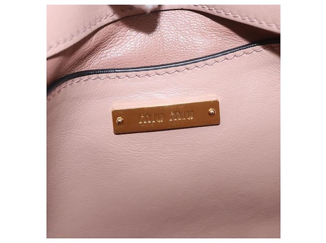 Miu Miu Handtasche aus Leder 2-Wege Rosa Gold Auth bs36019A Pink Golden - Ansicht 22