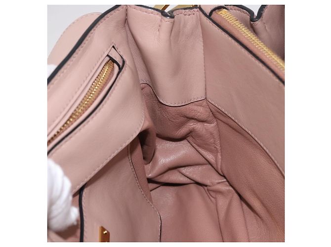 Miu Miu Handtasche aus Leder 2-Wege Rosa Gold Auth bs36019A Pink Golden - Ansicht 23