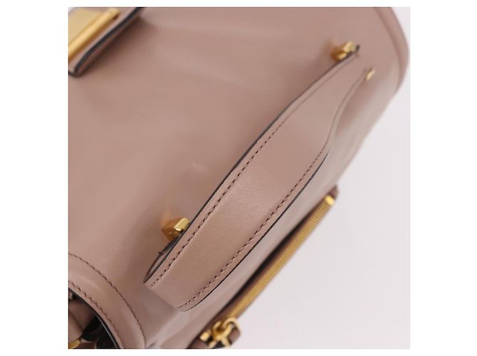 Miu Miu Handtasche aus Leder 2-Wege Rosa Gold Auth bs36019A Pink Golden - Ansicht 7