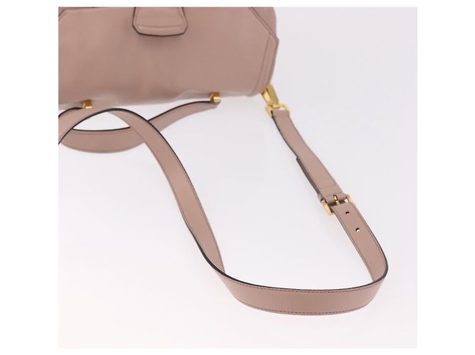 Miu Miu Handtasche aus Leder 2-Wege Rosa Gold Auth bs36019A Pink Golden - Ansicht 8
