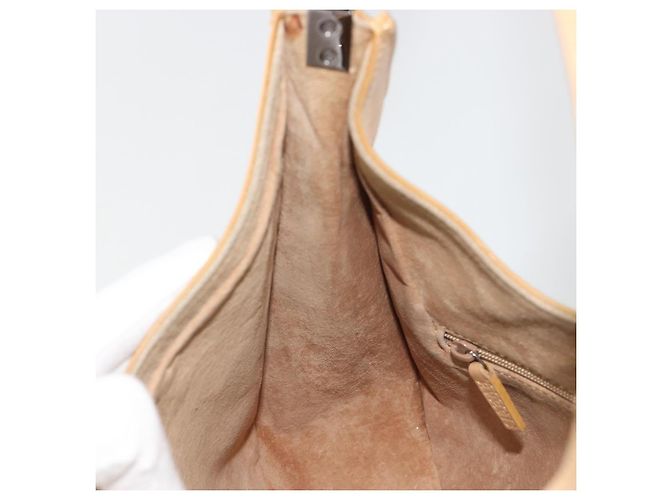 Borsa a Spalla GUCCI in Pelle Beige Argento 001 3767 Auth 190715 - Ansicht 21