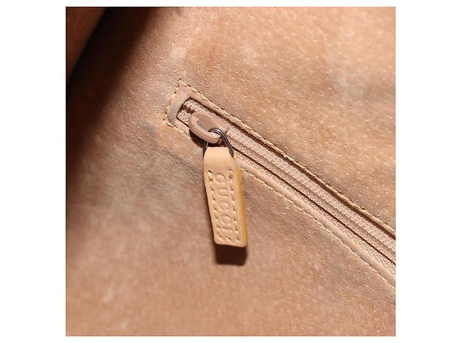 Borsa a Spalla GUCCI in Pelle Beige Argento 001 3767 Auth 190715 - Ansicht 22