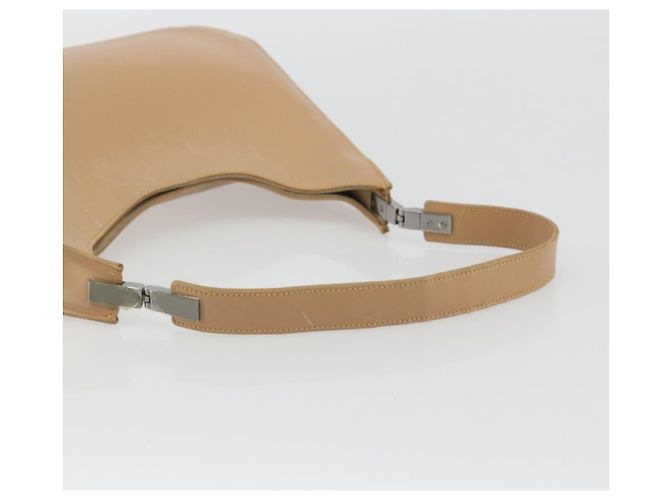 Borsa a Spalla GUCCI in Pelle Beige Argento 001 3767 Auth 190715 - vista 7