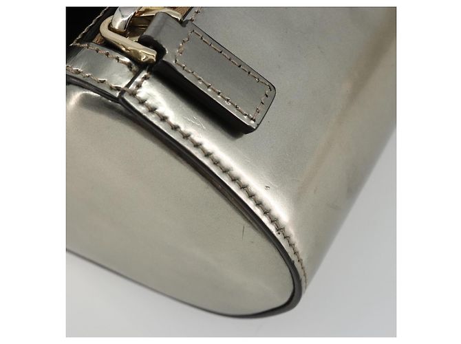 Borsa a Spalla GIVENCHY in Pelle Argento Oro Auth ka5134 D'oro - vista 16
