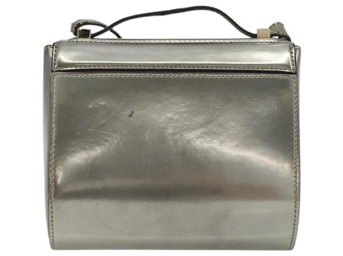 Borsa a Spalla GIVENCHY in Pelle Argento Oro Auth ka5134 D'oro - vista 2
