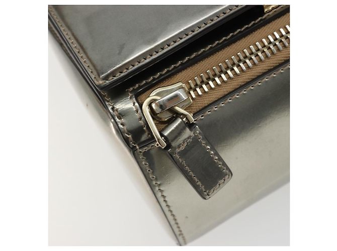 Borsa a Spalla GIVENCHY in Pelle Argento Oro Auth ka5134 D'oro - vista 20