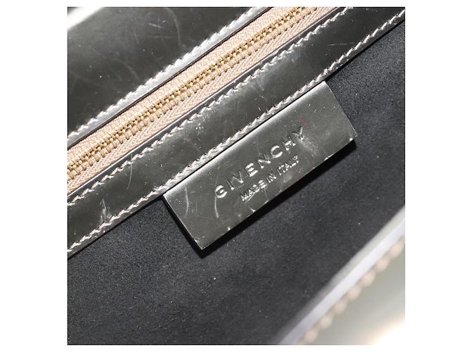 Borsa a Spalla GIVENCHY in Pelle Argento Oro Auth ka5134 D'oro - vista 21