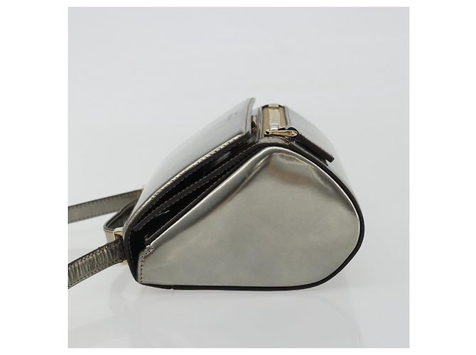 Borsa a Spalla GIVENCHY in Pelle Argento Oro Auth ka5134 D'oro - vista 4