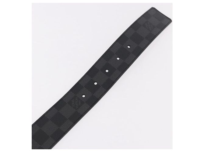 LOUIS VUITTON Damier Grafitte Stateinture NeoTrunk Belt M0184 LV Auth 191603M Damier ebene - vista 7