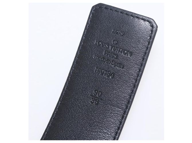 LOUIS VUITTON Damier Grafitte Stateinture NeoTrunk Belt M0184 LV Auth 191603M Damier ebene - vista 9