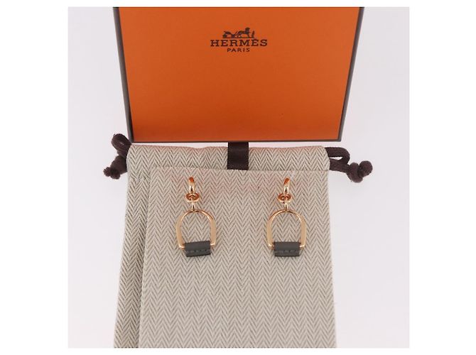 Hermès HERMES Pierce Eritage Metall Roségold Auth 190494M Pink Golden - Ansicht 15