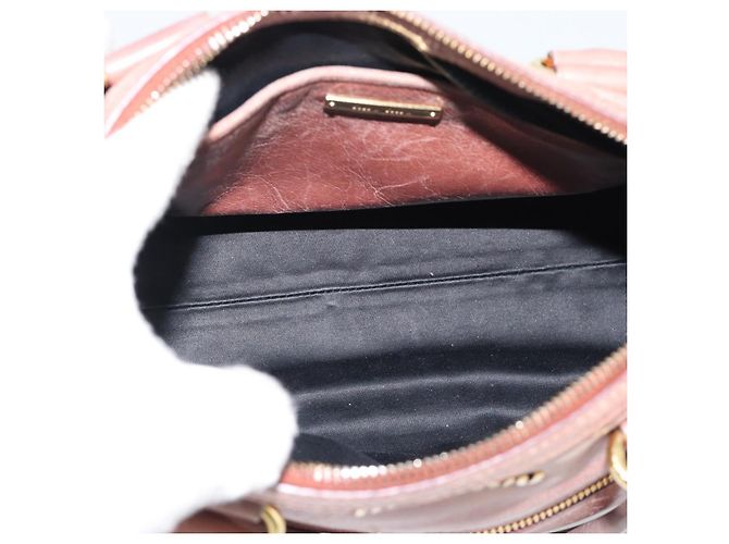 Bolso Miu Miu de cuero rosa oro Auth mr2722 Dorado - vista 12