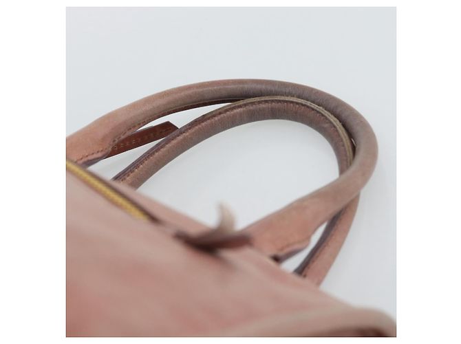Bolso Miu Miu de cuero rosa oro Auth mr2722 Dorado - vista 8