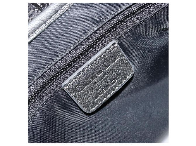 Borsa a tracolla Christian Dior Trotter Canvas Nera Argento Autentica 186592A Nero - vista 19