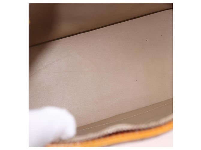 LOUIS VUITTON Borsa Monogram Vernis Houston Beige M91004 LV Auth 191517 - vista 11