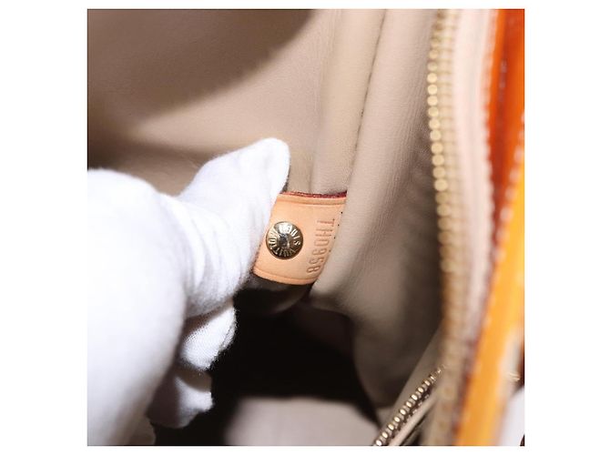 LOUIS VUITTON Borsa Monogram Vernis Houston Beige M91004 LV Auth 191517 - vista 12