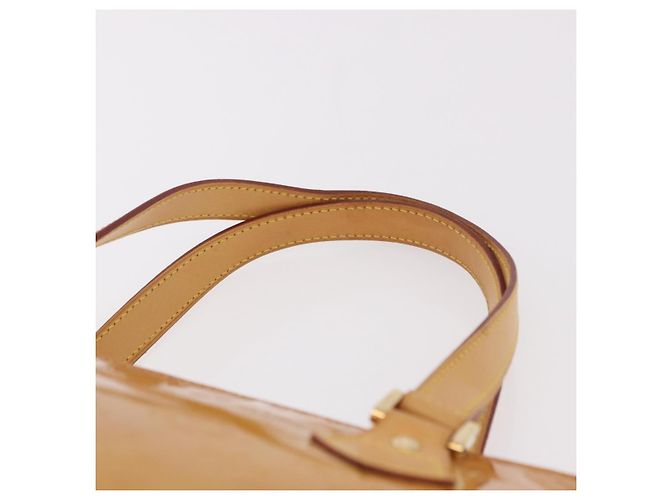 LOUIS VUITTON Borsa Monogram Vernis Houston Beige M91004 LV Auth 191517 - vista 14
