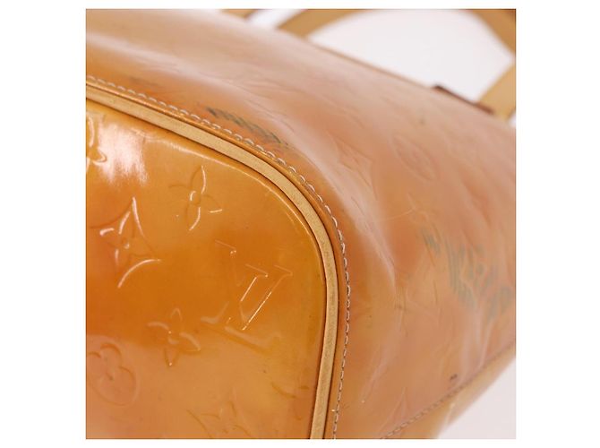 LOUIS VUITTON Borsa Monogram Vernis Houston Beige M91004 LV Auth 191517 - vista 16