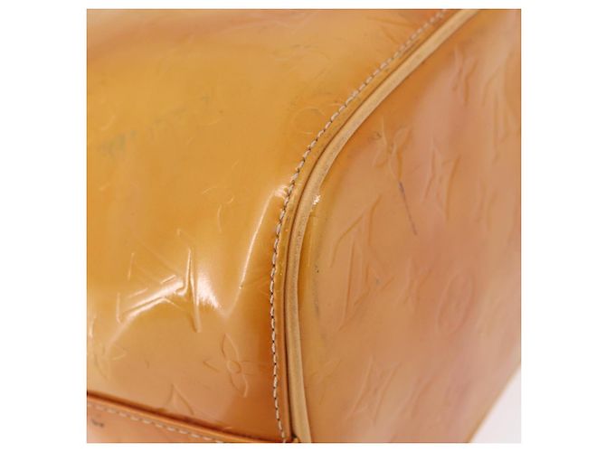 LOUIS VUITTON Borsa Monogram Vernis Houston Beige M91004 LV Auth 191517 - vista 17