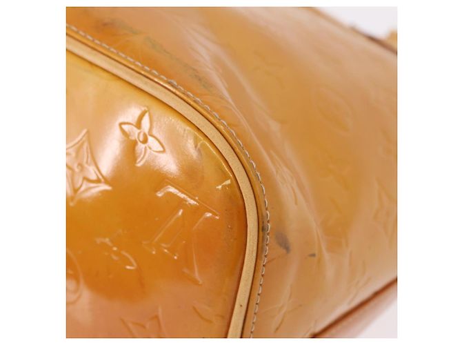 LOUIS VUITTON Borsa Monogram Vernis Houston Beige M91004 LV Auth 191517 - vista 18