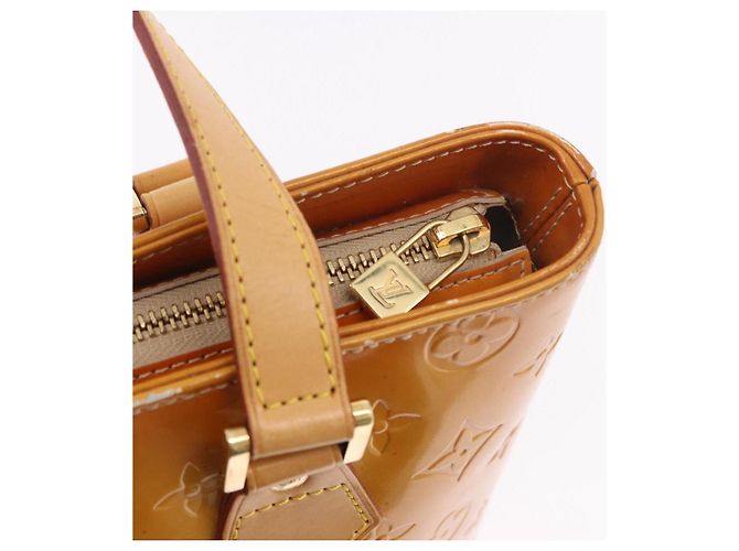 LOUIS VUITTON Borsa Monogram Vernis Houston Beige M91004 LV Auth 191517 - vista 19