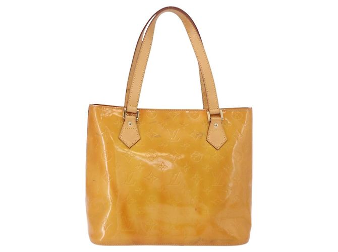 LOUIS VUITTON Borsa Monogram Vernis Houston Beige M91004 LV Auth 191517 - vista 2