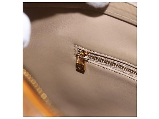 LOUIS VUITTON Borsa Monogram Vernis Houston Beige M91004 LV Auth 191517 - vista 23